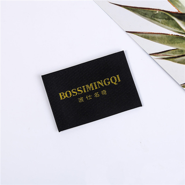 Manufacturers Direct Selling Collar Woven Label Washing Label Customize Clothing Trademark Labels