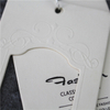 Design Wholesale Clothing Hang Tag Free Sample White Colorful Private Label Custom Fashion T Shirt Hang Tag
