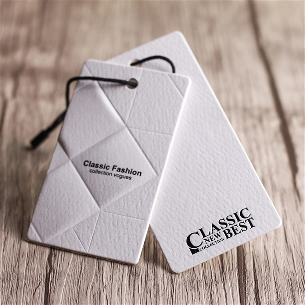Garment Name Tags Customized Logo Tags Custom Swing Tag 