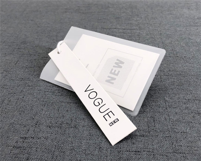 High-end Clothing Hangtag Women's Brand Swing Tags Customized