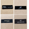 High Density Collar Satin Label T-shirt And Clothing Label Customization