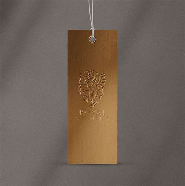 Custom Luxury Hang Tag Garment Paper Hangtag Textured Swing Tag For Clothing