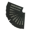Clothing Woven Label Design Printed Logo Satin Care Label For Garment Shirt 