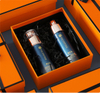 Orange Gift Box with Bow Knot Gift Box Custom Heaven And Earth Cover Gift Box