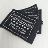 High Density Flat Silk Screen Printing Labels Garments Label For Cloth 