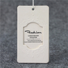 Design Wholesale Clothing Hang Tag Free Sample White Colorful Private Label Custom Fashion T Shirt Hang Tag