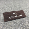 High Density Collar Satin Label T-shirt And Clothing Label Customization