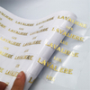 Custom Logo Stickers Personalized Labels Sticker Transparent Product Labels Text Stickers