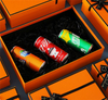 Orange Gift Box with Bow Knot Gift Box Custom Heaven And Earth Cover Gift Box