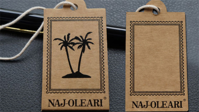 Customized LOGO Label Printing Men's And Women's Clothes Hang Tags