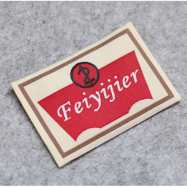 Vintage Woven Label Custom Men's And Women's Clothing Collar Label