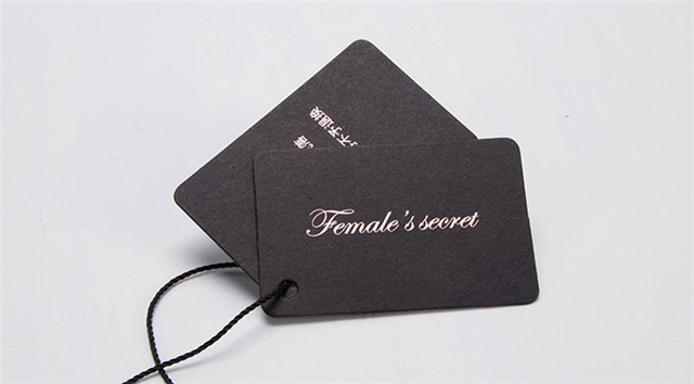 Plastic Paper Hangtag Custom Jewelry Hangtag Custom Fashion Clothing Hangtag