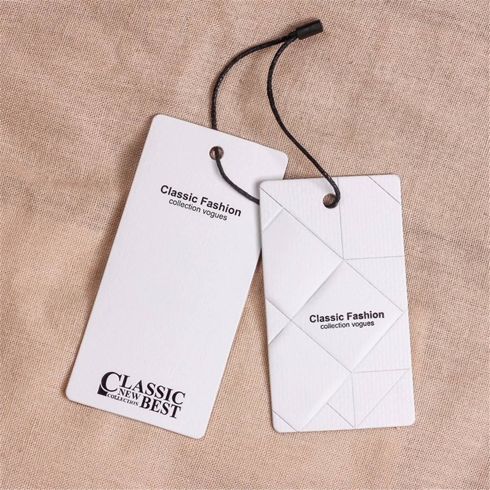 Garment Name Tags Customized Logo Tags Custom Swing Tag 