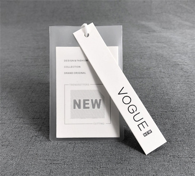 High-end Clothing Hangtag Women's Brand Swing Tags Customized