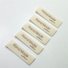 Custom-made Cotton Woven Labels sewing Grosgrain clothing label provide free sample 