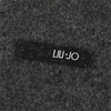 New Style Black Color Silk Printing White Logo Soft Satin Garment Woven Label