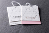 Pink Paper Swing Hang Tag For Textile Children Fashion Clothes Accessories