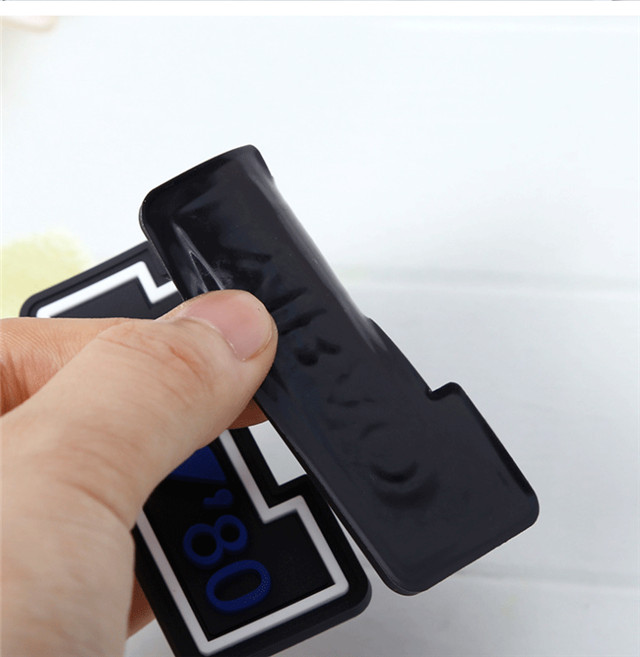 PVC Leather Label Drop Plastic Soft Men's And Women's Clothing Trademark 