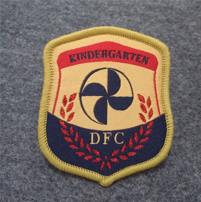 Badge Woven Seal Children's Clothing Badge Custom Cloth Paste Embroidered Badge