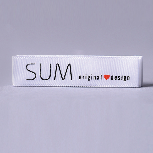 Garment Collar Label Manufacturer Direct Selling Cotton Neck Label Custom Satin Wash Label