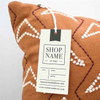 Fashion Custom Luxury Silk Screen Printing Cardboard Custom Logo String Hang Tag For Clothing Hangtags