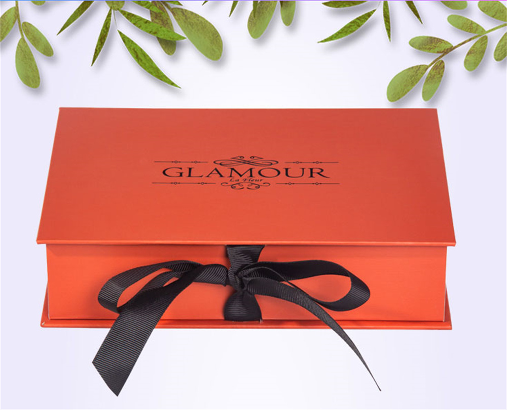 Gift box with ribbon