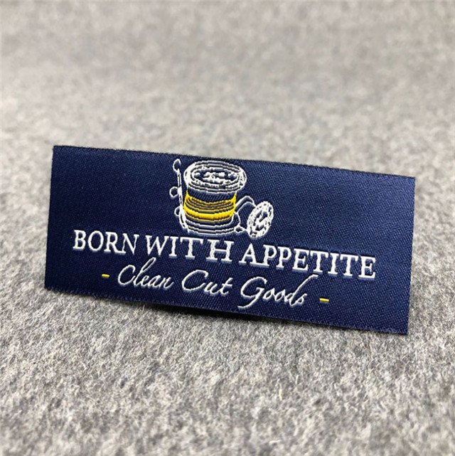 Cotton Woven Label Cloth Accessories Cloth Label Multi-color Printing Custom