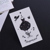OEM fashion garment hang tags can be customized from factory