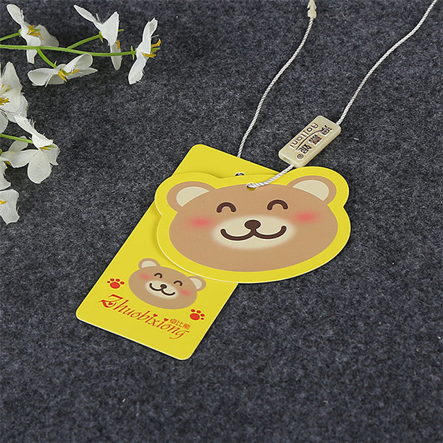 Paper hangtags for kid clothing hang tags 