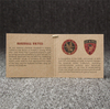 High Quality Kraft Paper Square Blank Gift Card for Men's Wear