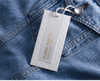 Customization Clothing Foil Hang Tags with PVC Plastic Tags Brand Free Design