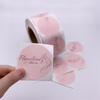 Hot Sell Transparency Stickers for Small Business Custom Own Brand Logo Rounded Sticker