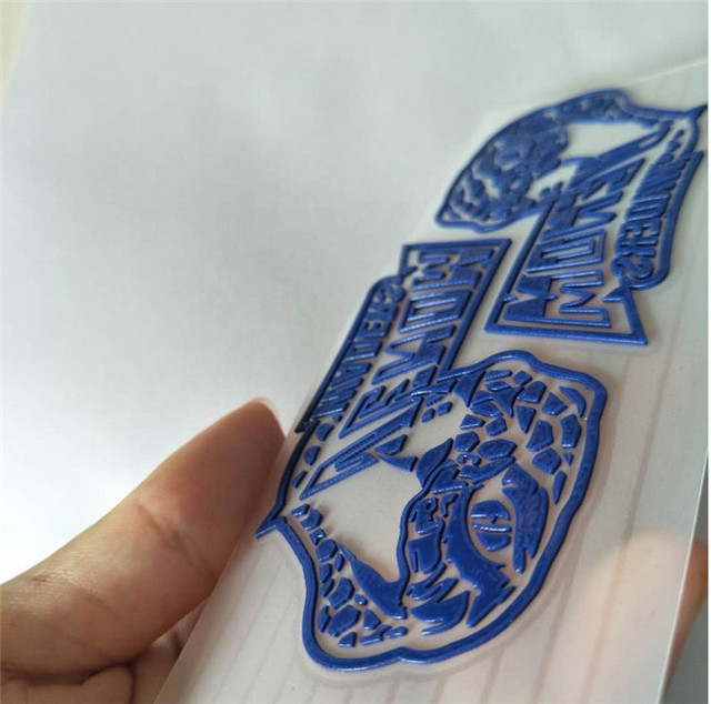 Silica Gel Thermal Transfer Three-dimensional Hot Stamping Label
