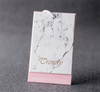  Pink Paper Swing Hang Tag For Textile Children Fashion Clothes Accessories