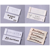 Garment Collar Label Manufacturer Direct Selling Cotton Neck Label Custom Satin Wash Label