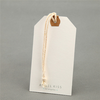 Men's And Women's Wear Children's Wear Tag Clothing Tag High-grade Brand Card Production Embossing Can Wear Rope