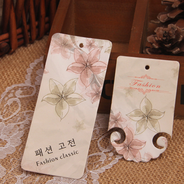 Professional Custom Printed Paper Garment Bag Swing Tags Luxury Clothing Hang Tag For Sale