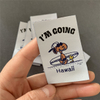  Clothing Labels Custom Private Brand Washable Cloth Damask Woven Labels Garment Tags