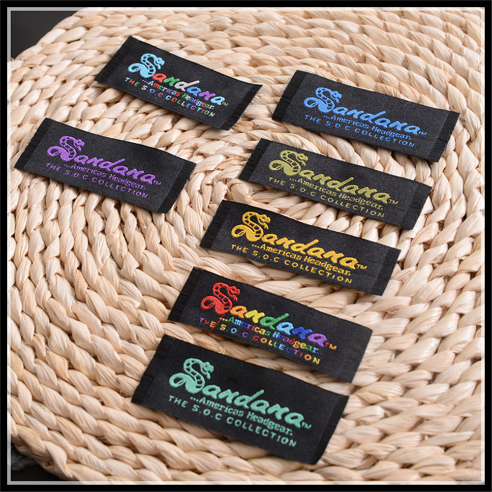 Manufacturer Wholesale Custom Designed Embroidered Woven Label For Garment 