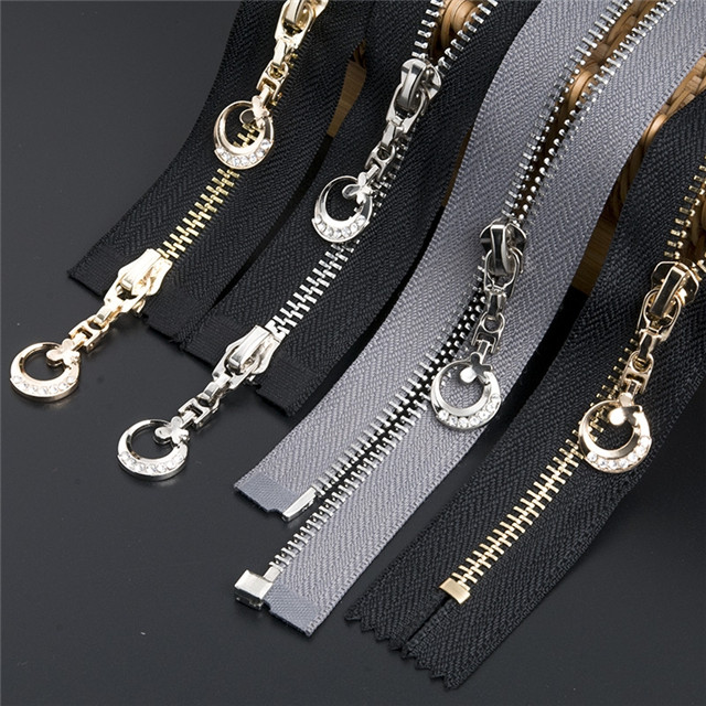Garment Zipper Leather Bag Zipper Metal Zipper