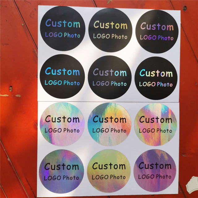 Custom Holographic Security Stickers Laser Anti-counterfeiting Labels Hologram Printing 