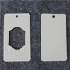 Design Wholesale Clothing Hang Tag Free Sample White Colorful Private Label Custom Fashion T Shirt Hang Tag