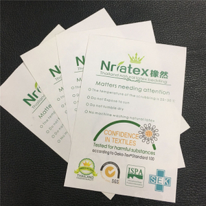 Customize Water Washing Label Silk Screen Printing Care Label