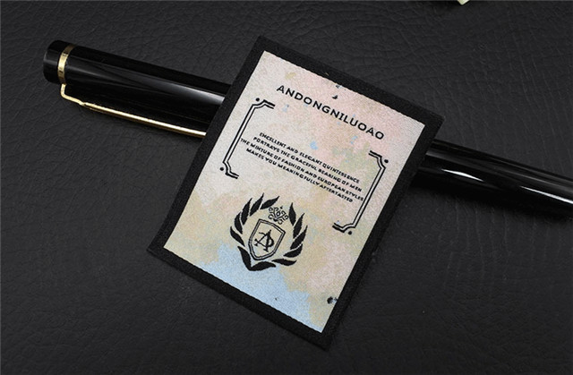 Premium Quality Cotton Print Neck Label Cuff Tags Custom
