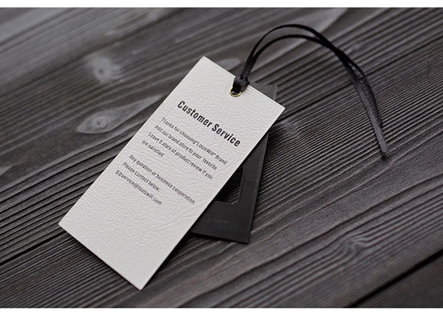 Manufacturers Direct High-grade Clothing Tag Customized Men's Wear Socks And Jeans Trademark Tag Customization
