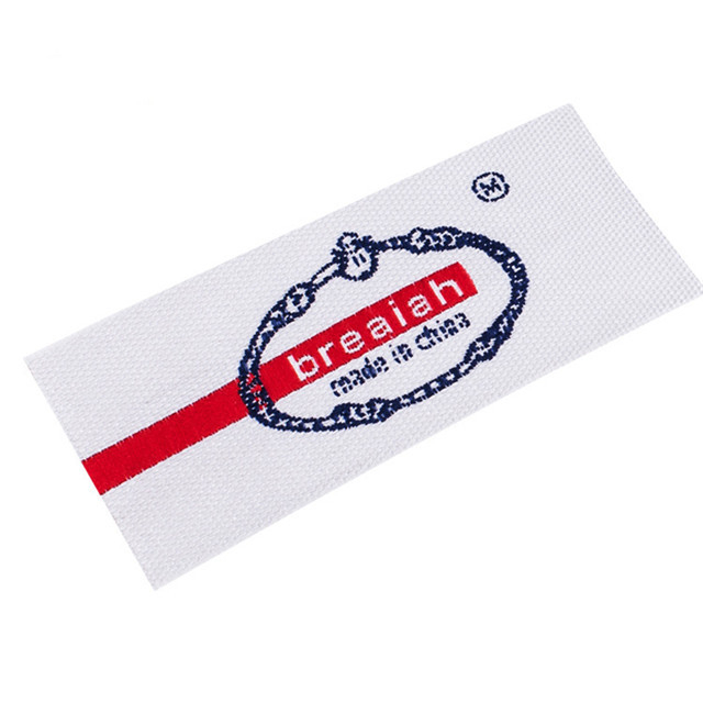 Manufacturer Produces Satin Woven Label Main Label Collar Label Flat Woven Label 