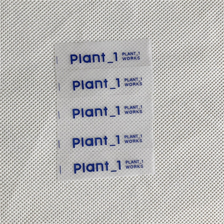 Customized TPU Printing Clear Frosted Garment Sewing Labels Waterproof