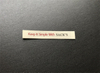 Cotton Main Label Customized Men's And Girls' Clothing Thicken Label Printing Label Silk Printing Cloth Label