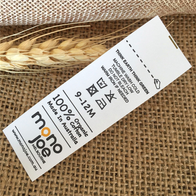 Custom Hand-tear Band Trademark Label Custom Hand-wash Label Composition Label