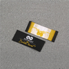 Silks fold woven tag custom costume clothes neck label fabric labels